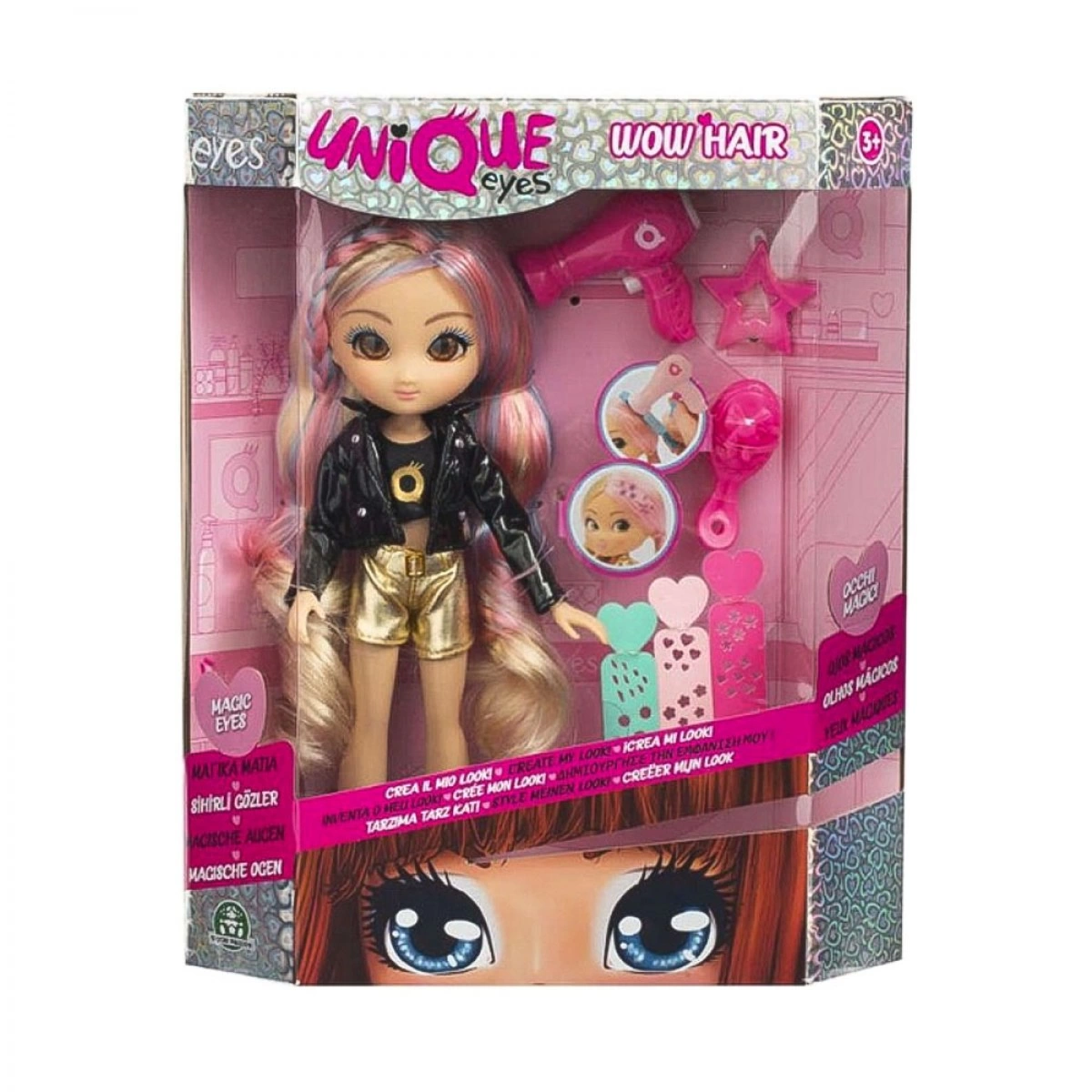 GIOCHI PREZIOSI UNIQUE EYES ΚΟΥΚΛΑ WOW HAIR REBECCA MYM08000