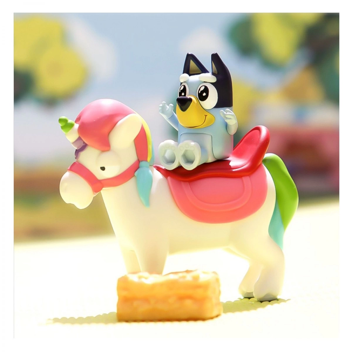 GIOCHI PREZIOSI BLUEY S4 ΦΙΓΟΥΡΑ ΜΕ ΟΧΗΜΑ BLUEY'S UNIPONY RIDE BLY12000/U