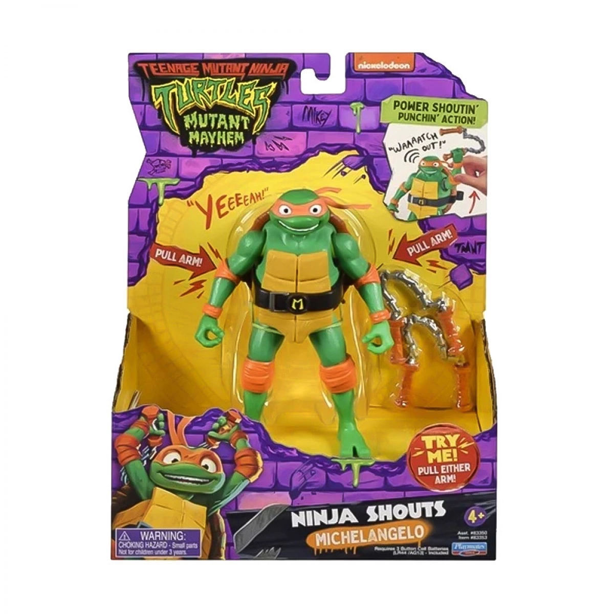 GIOCHI PREZIOSI NINJA TURTLES MOVIE DELUXE FIGURES - MICHELANGELO TU800000-83350