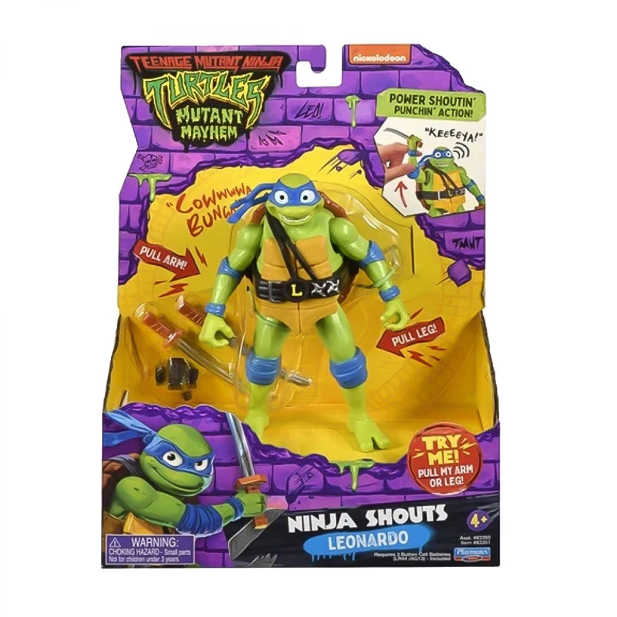 GIOCHI PREZIOSI NINJA TURTLES MOVIE DELUXE FIGURES - LEONARDO TU800000-83350
