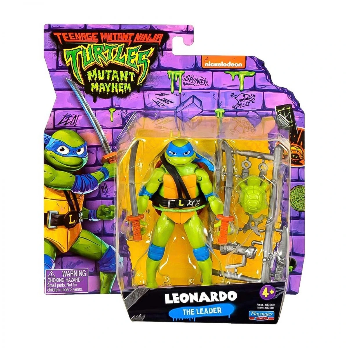 GIOCHI PREZIOSI NINJA TURTLES MOVIE - LEONARDO THE LEADER TU805100-83269
