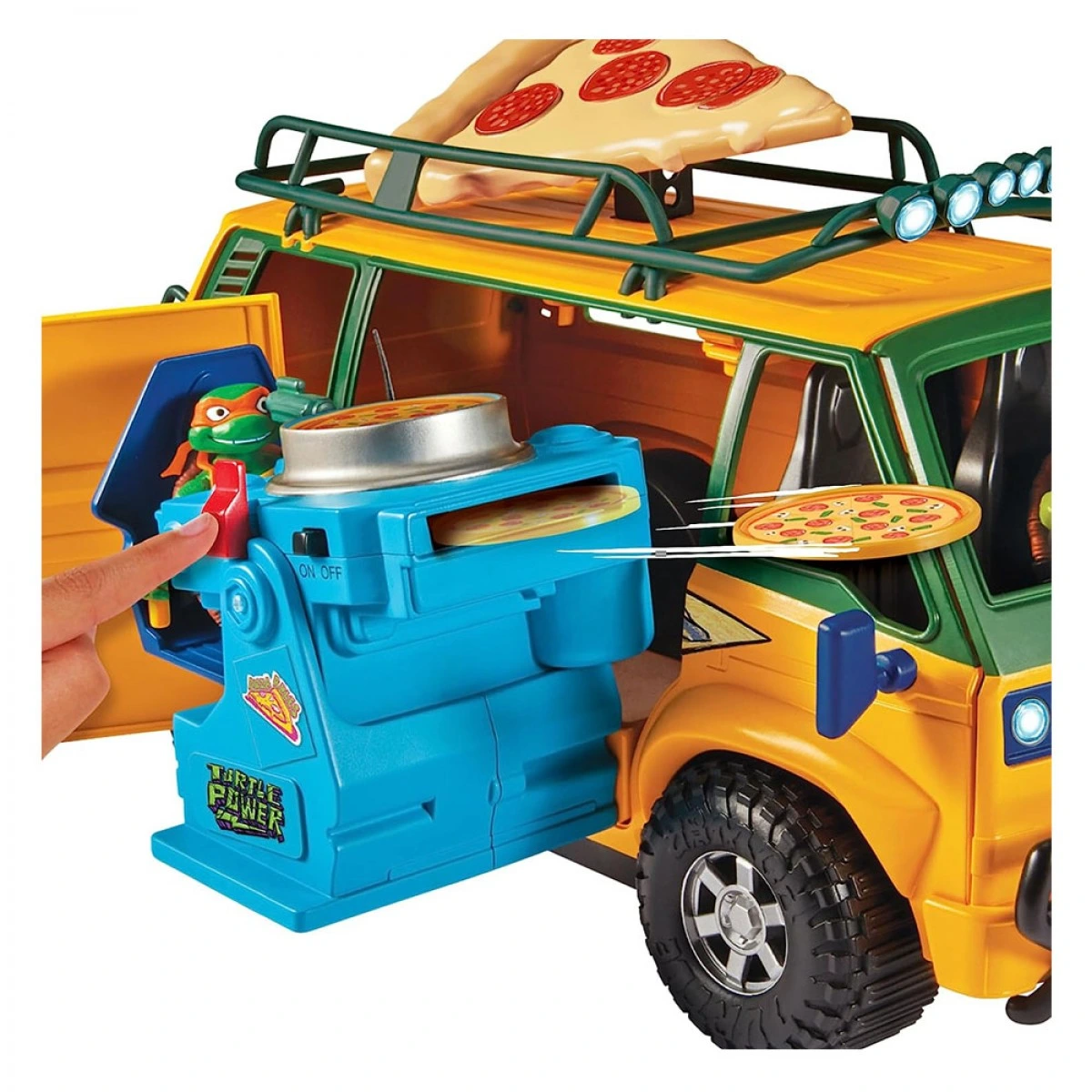 GIOCHI PREZIOSI NINJA TURTLES PIZZA FIRE VAN TU804000-83468