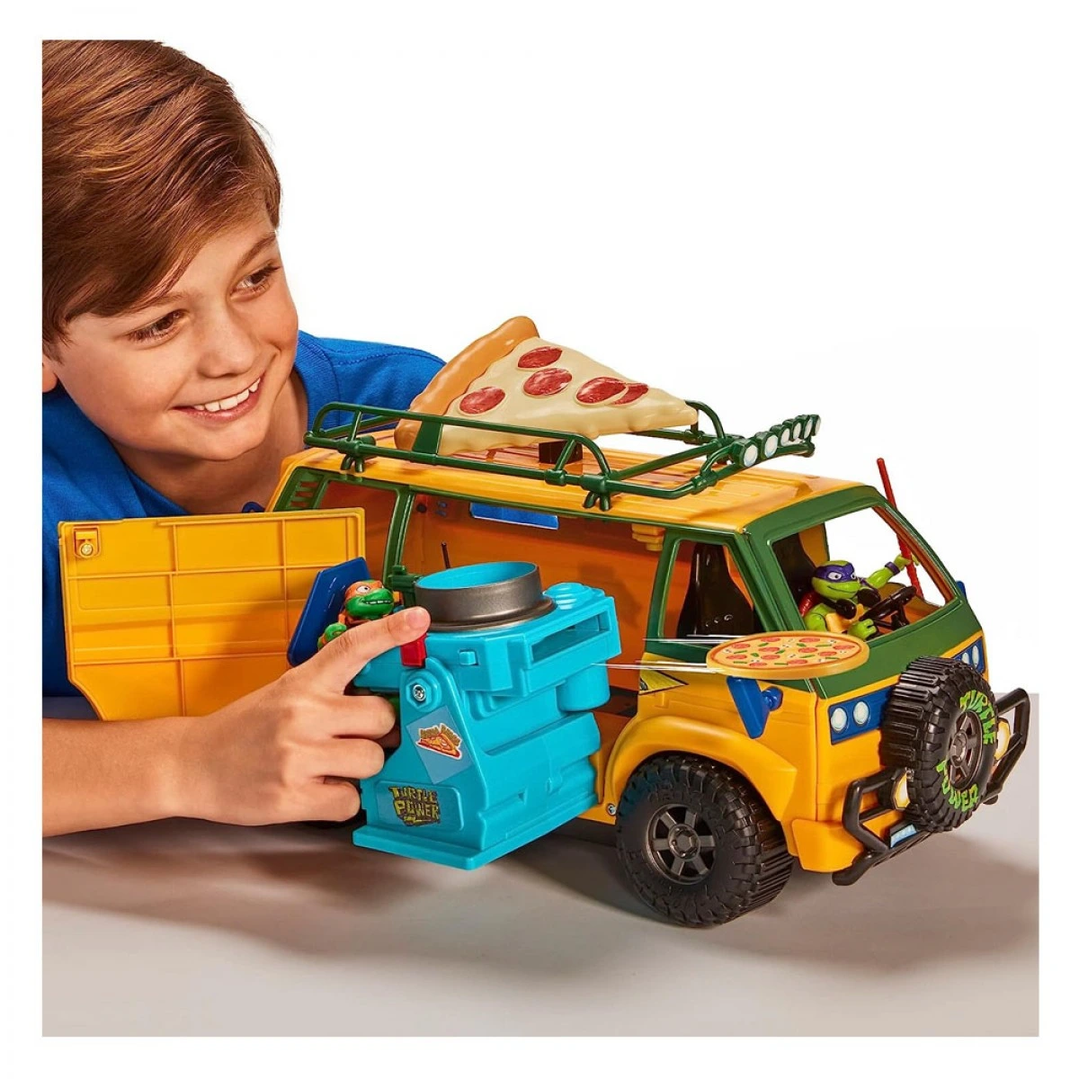 GIOCHI PREZIOSI NINJA TURTLES PIZZA FIRE VAN TU804000-83468