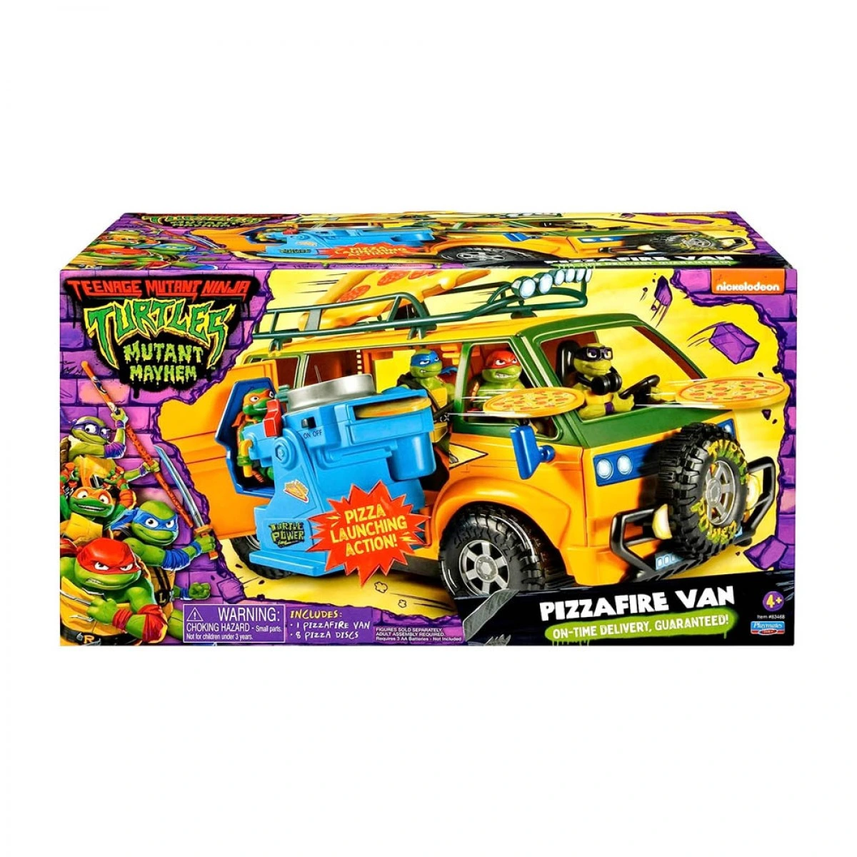 GIOCHI PREZIOSI NINJA TURTLES PIZZA FIRE VAN TU804000-83468