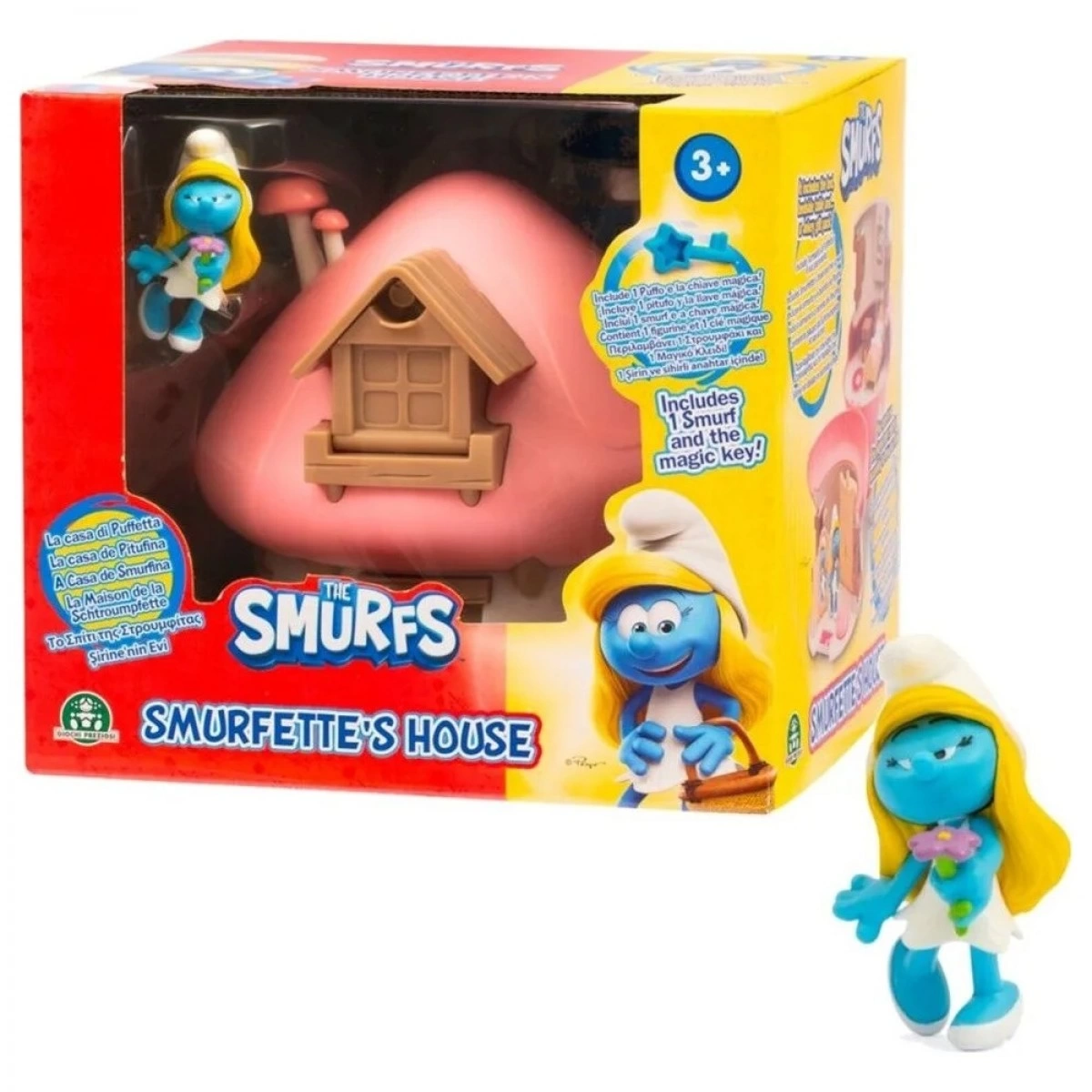 GIOCHI PREZIOSI SMURFS ΜΑΓΙΚΟ ΣΠΙΤΙ ΣΤΡΟΥΜΦΙΤΑ ΡΟΖ PUF20000