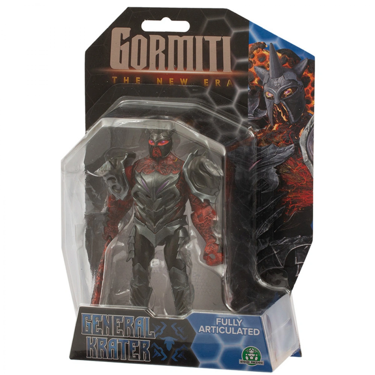GIOCHI PREZIOSI BASE FIGURE GORMITI VILLAIN GENERAL KRATER GRV21000/GRV21100