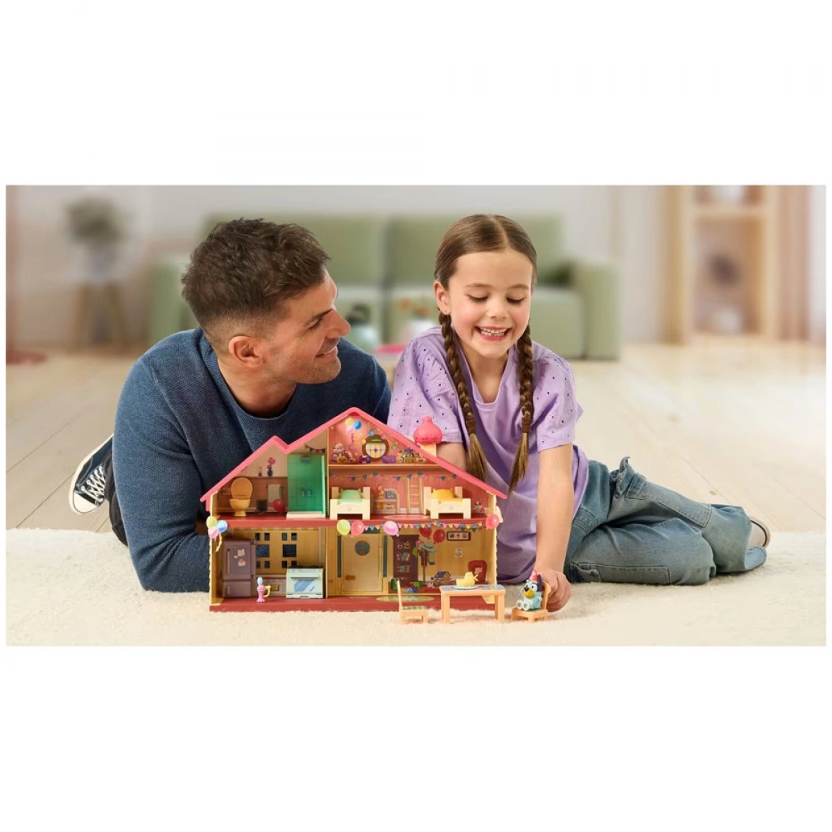 GIOCHI PREZIOSI BLUEY ΣΕΤ ΠΑΙΧΝΙΔΙΟΥ ΣΠΙΤΙ ΩΡΑ ΓΙΑ ΠΑΡΤΥ BLY76000