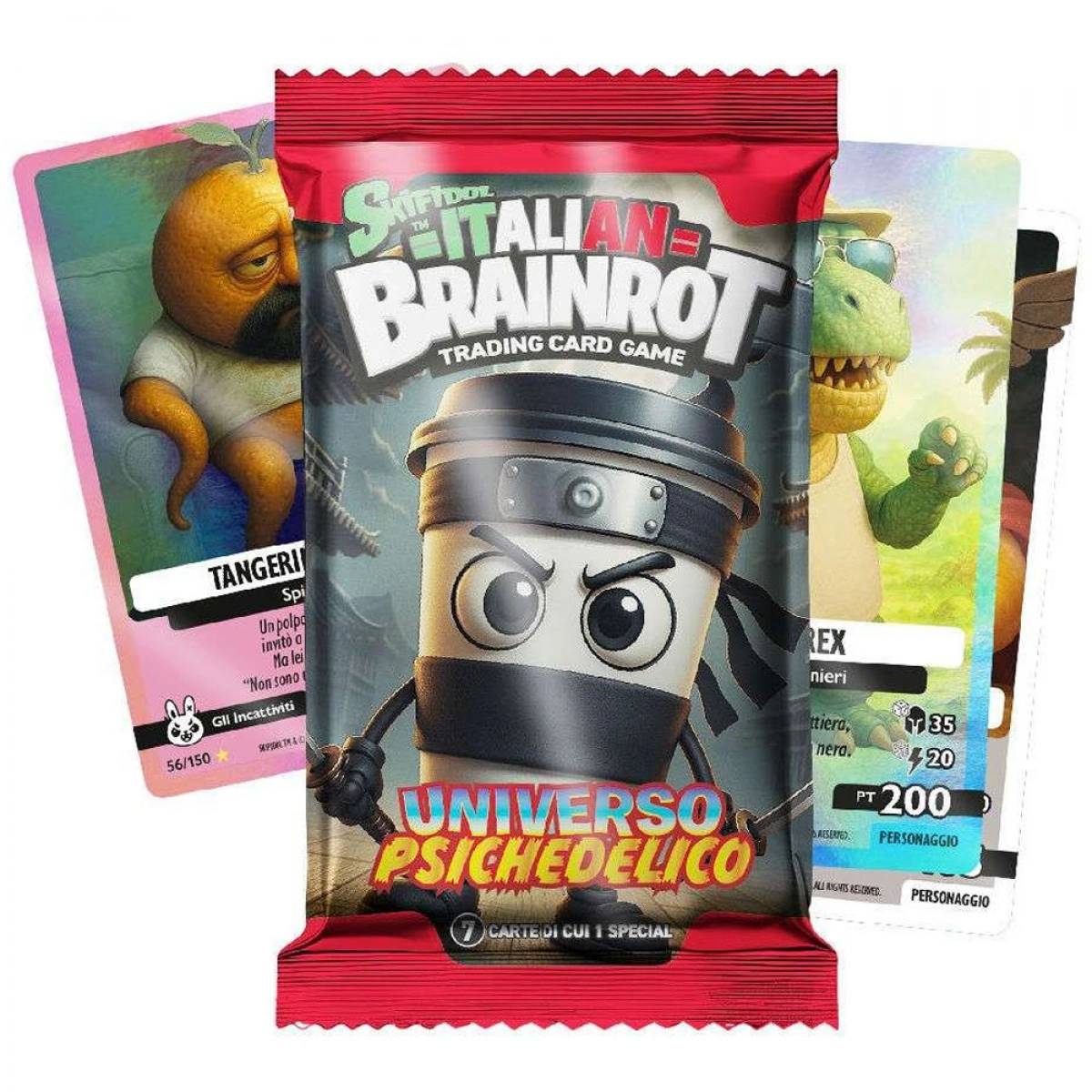 GIOCHI PREZIOSI SKIFIDOL ITALIAN BRAINROT - ΣΕΙΡΑ Α PSYCHEDELIC UNIVERSE ΦΑΚΕΛΑΚΙ ΜΕ 7 ΣΥΛΛΕΚΤΙΚΕΣ ΚΑΡΤΕΣ DIP78013