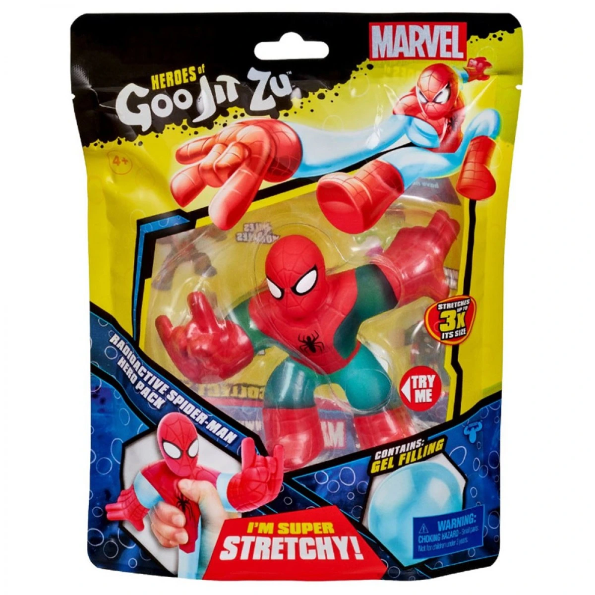 GIOCHI PREZIOSI GOO JIT ZU MARVEL SINGLE PACK RADIOACTIVE SPIDER-MAN GJT26000