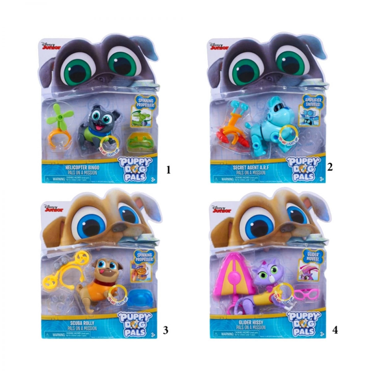 GIOCHI PREZIOSI PUPPY DOG PALS FIGURES PUY05000