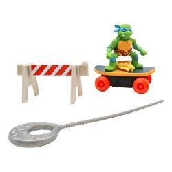 GIOCHI PREZIOSI TURTLES SWITCH KICK SKATERS LEONARDO 812001