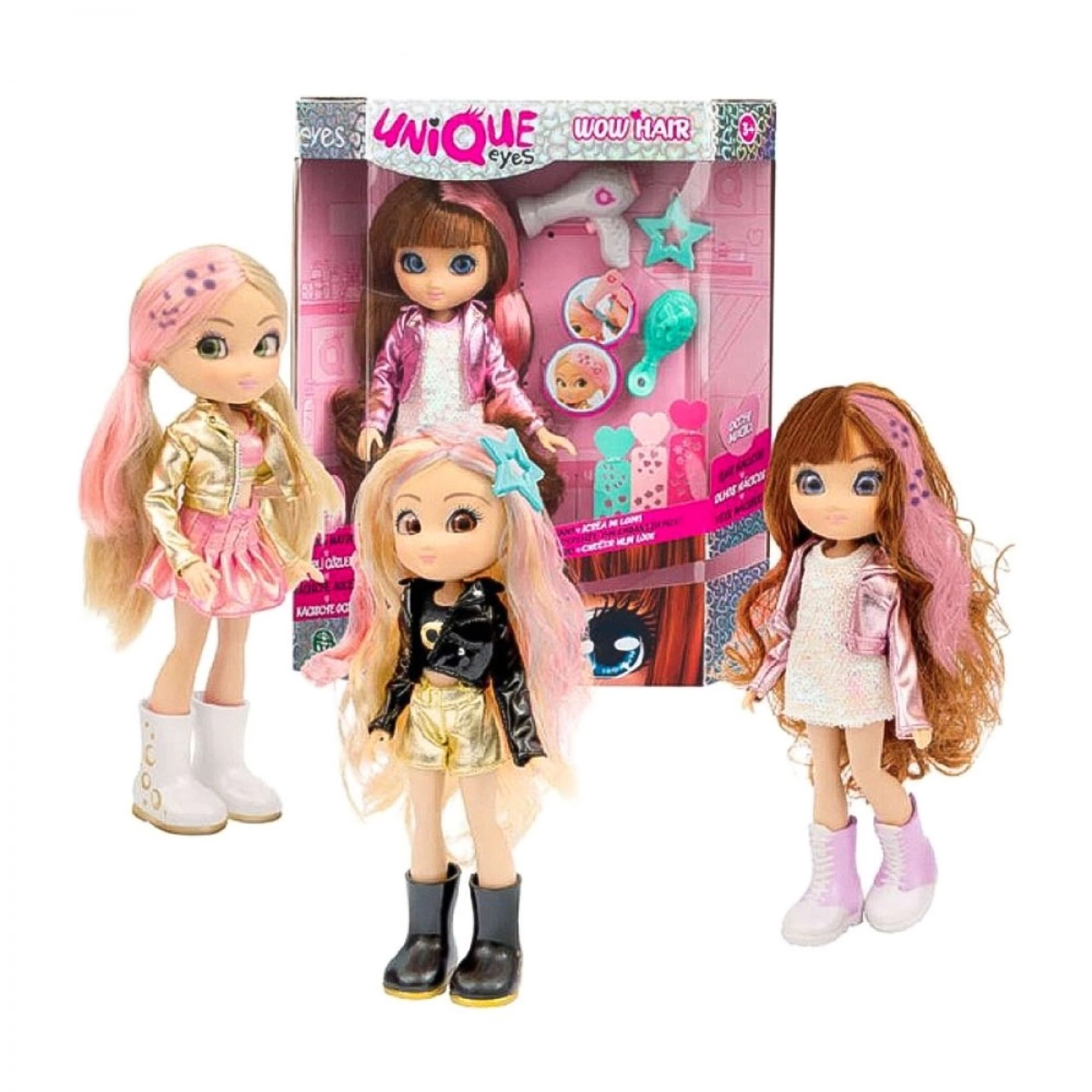 GIOCHI PREZIOSI UNIQUE EYES ΚΟΥΚΛΑ WOW HAIR AMY MYM08000