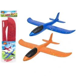 GLOBO AIRPLANE FROM STYROFOAM 34CM 3COLORS 22679