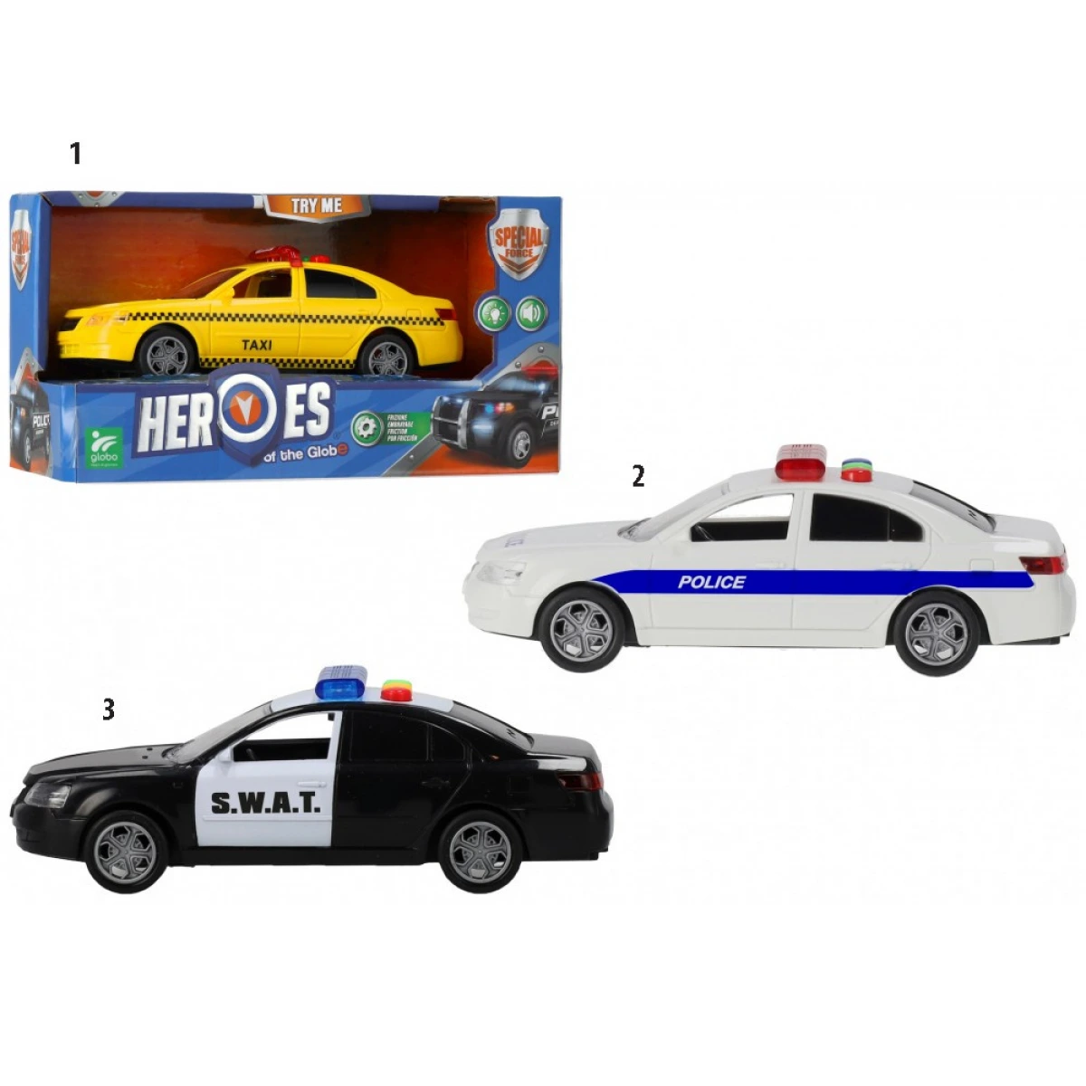 GLOBO ΑΥΤΟΚΙΝΗΤΟ ΦΡΙΞΙΟΝ SPECIAL FORCES (ΤΑΞΙ- ΑΣΤΥΝΟΜΙΑ-SWAT) 27704