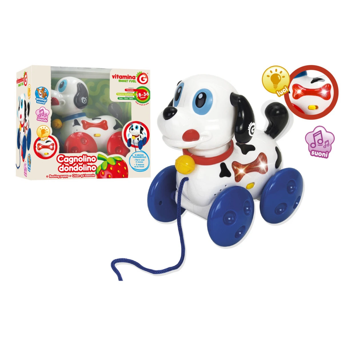 GLOBO VITAMINA G - ΣΚΥΛΑΚΙ ΜΕ ΣΧΟΙΝΑΚΙ ΜΕ ΗΧΟ & ΦΩΣ 54825