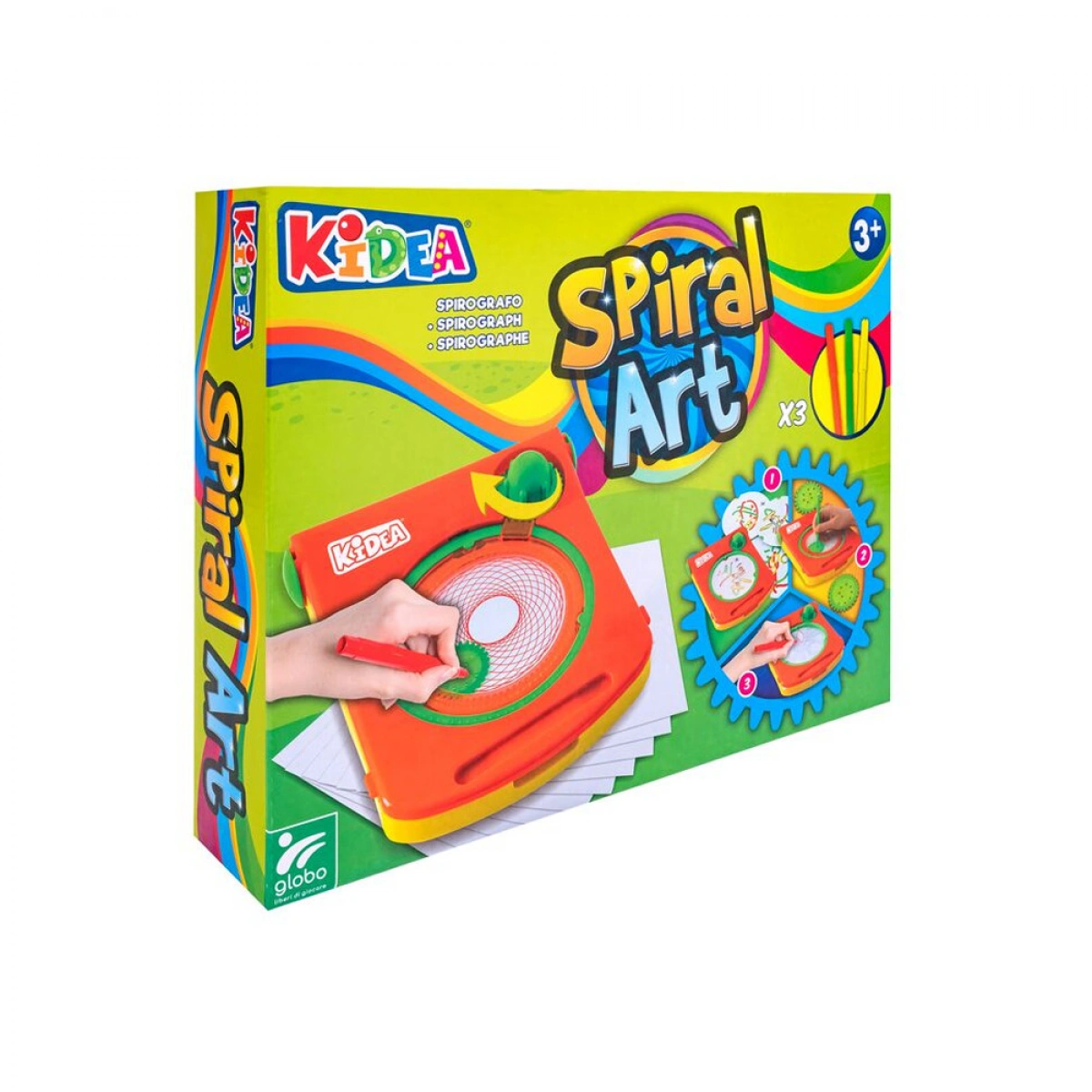 GLOBO ΣΠΕΙΡΟΓΡΑΦΟΣ -SPIRAL ΤΕΧΝΗ 6  ΣΤΕΝΣΙΛ 23008