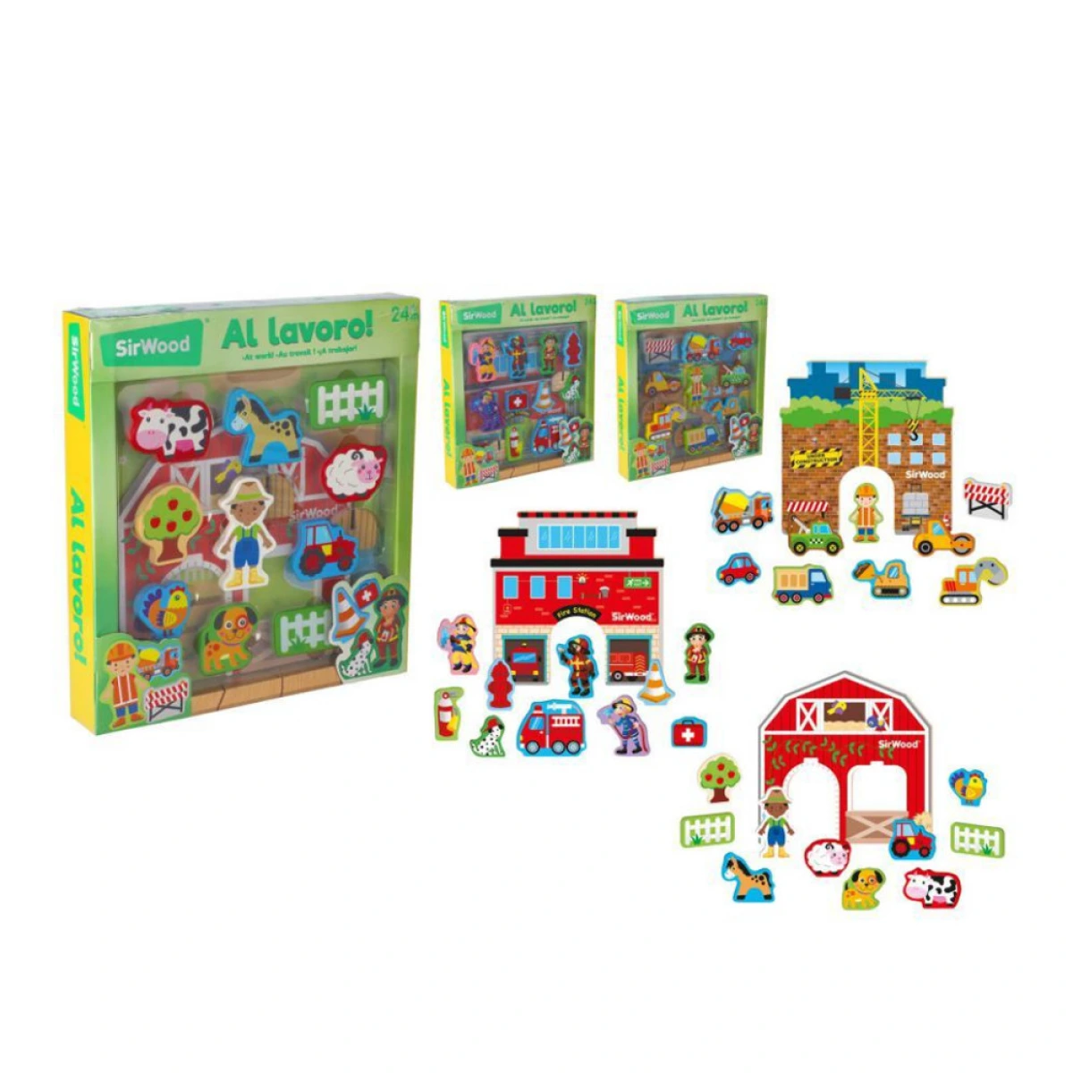 GLOBO SIRWOOD PLAYSET ΑΓΡΟΤΗΣ-ΠΥΡΟΣΒΕΣΤΗΣ-ΕΡΓΟΤΑΞΙΟ 42875