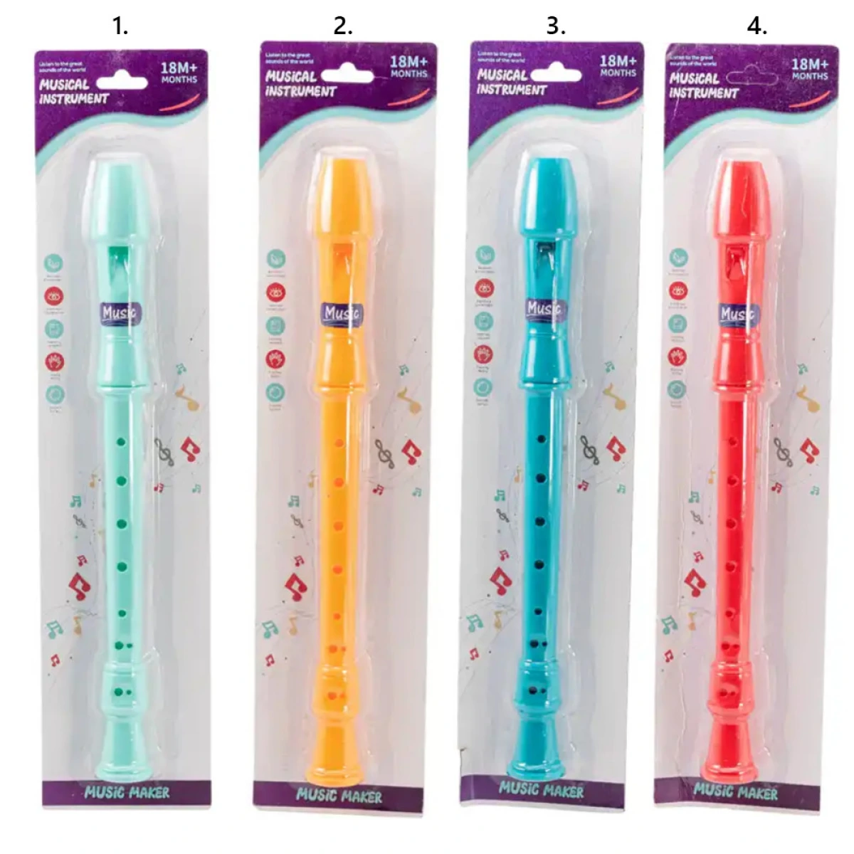 GOUNARIDIS TOYS ΦΛΑΟΥΤΟ ΠΑΙΔΙΚΟ 40ΕΚ. ΣΕ 4 ΧΡΩΜΑΤΑ 3200E