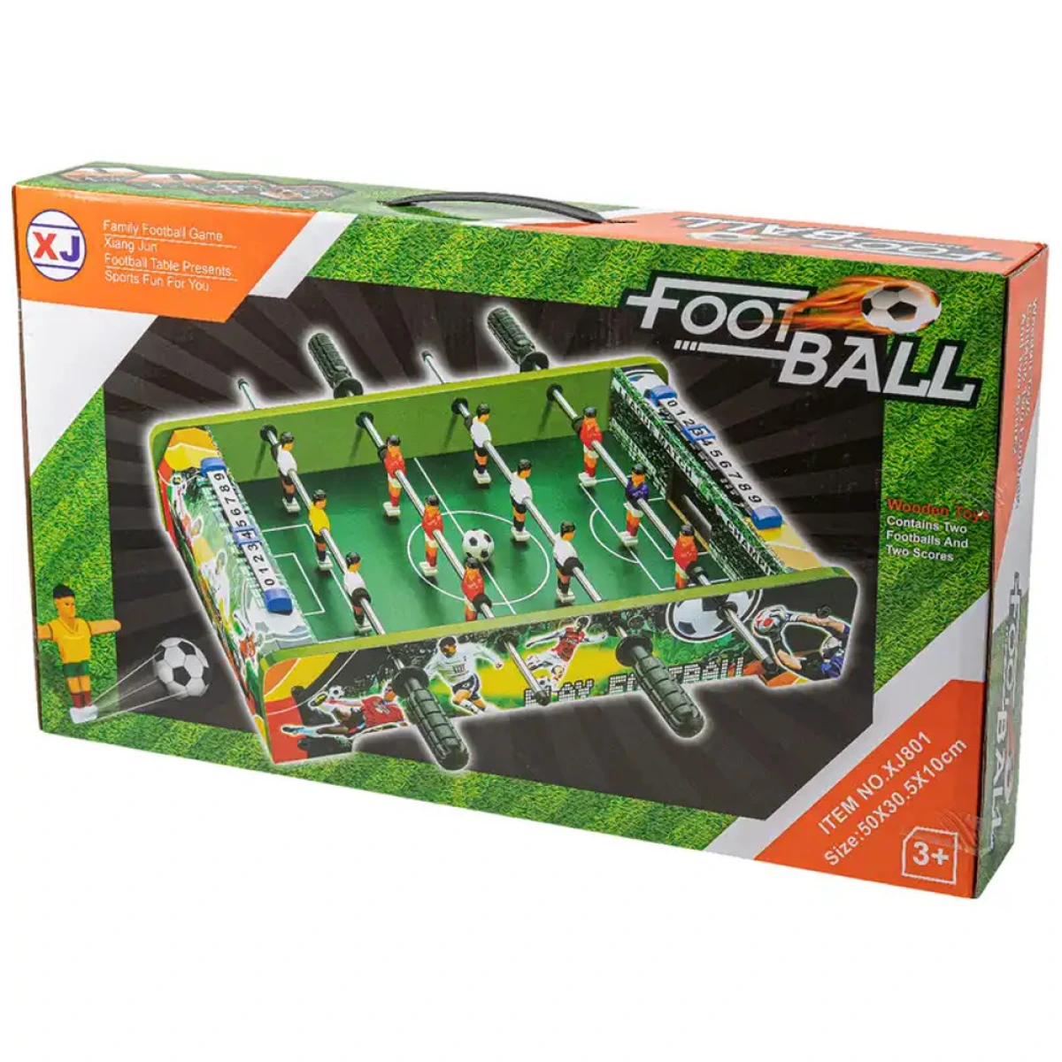 GOUNARIDIS TOYS ΕΠΙΤΡΑΠΕΖΙΟ ΠΟΔΟΣΦΑΙΡΑΚΙ ΞΥΛΙΝΟ 52Χ30ΕΚ. XJ801