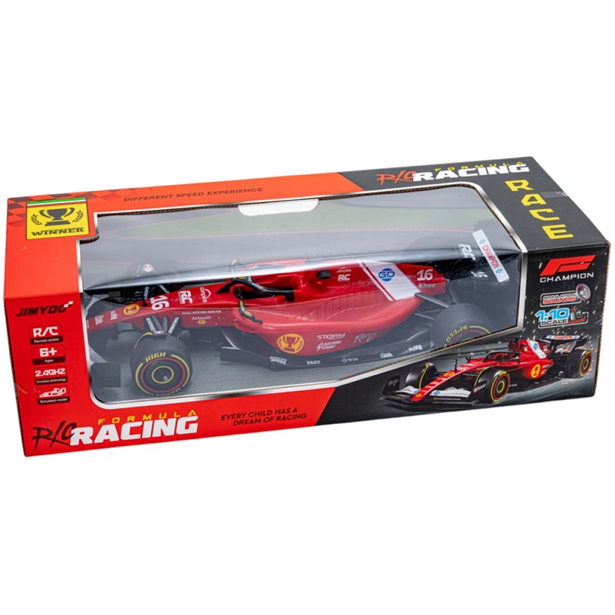 GOUNARIDIS TOYS ΤΗΛΕΚΑΤΕΥΘΥΝΟΜΕΝΟ ΑΓΩΝΙΣΤΙΚΟ FORMULA 48ΕΚ. ΚΟΚΚΙΝΗ 905310-JY-3005