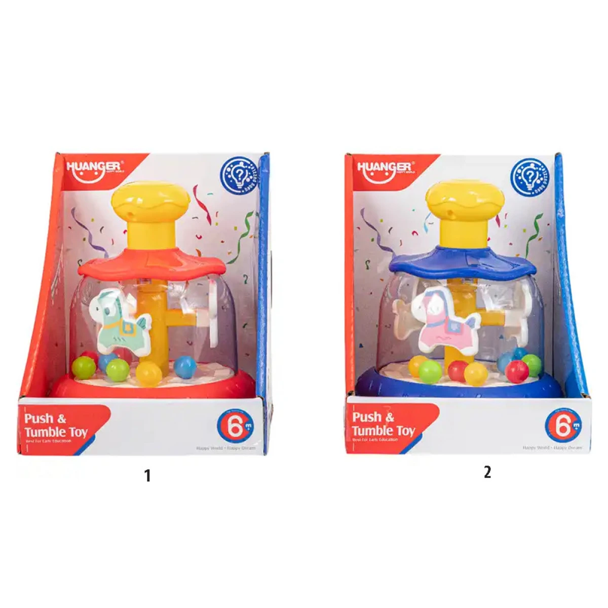 GOUNARIDIS TOYS ΜΟΥΣΙΚΟ ΠΑΙΧΝΙΔΙ ΜΕ ΧΡΩΜΑΤΙΣΤΕΣ ΜΠΙΛΙΕΣ ΠΟΥ ΚΙΝΟΥΝΤΑΙ (2 ΧΡΩΜΑΤΑ) ΝΟ 5105