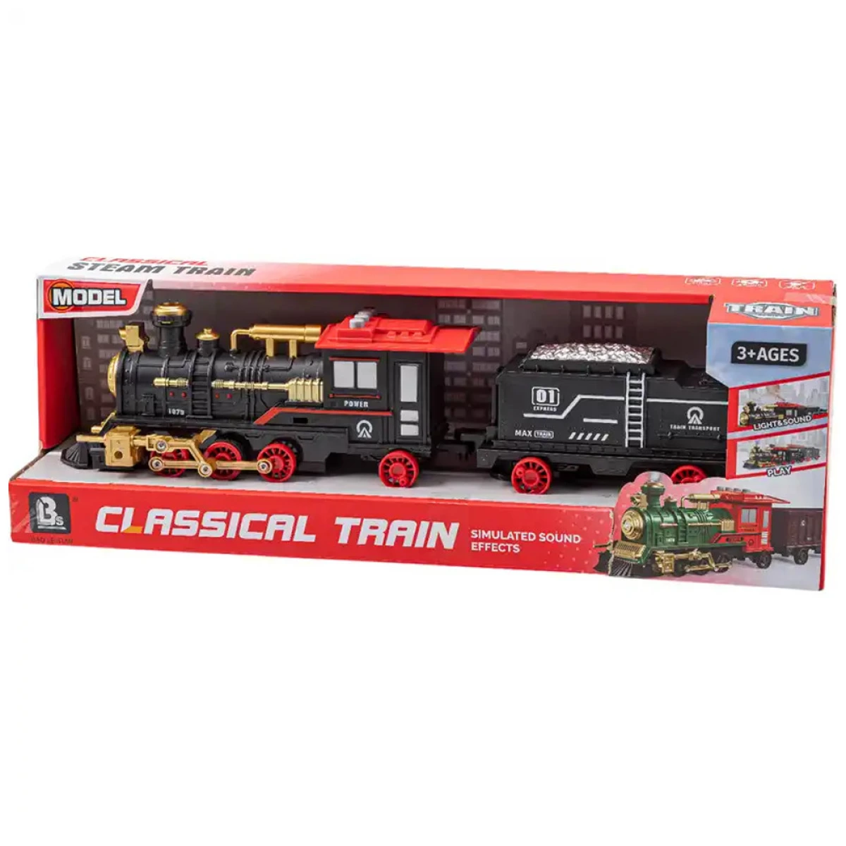 GOUNARIDIS TOYS ΤΡΕΝΟ ΤΡΙΒΗΣ ΜΕ ΒΑΓΟΝΙ ΦΩΤΑ ΚΑΙ ΗΧΟΥΣ 39ΕΚ. 58091Β
