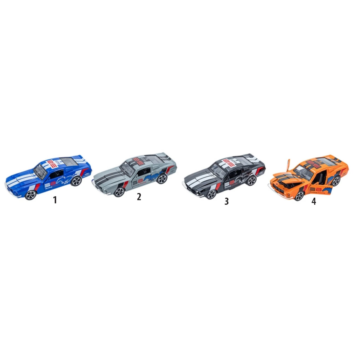 GOUNARIDIS TOYS ΜΕΤΑΛΛΙΚΟ ΑΓΩΝΙΣΤΙΚΟ ΑΥΤΟΚΙΝΗΤΟ PULL BACK 14EK.4 ΧΡΩΜΑΤΑ HY62-48A