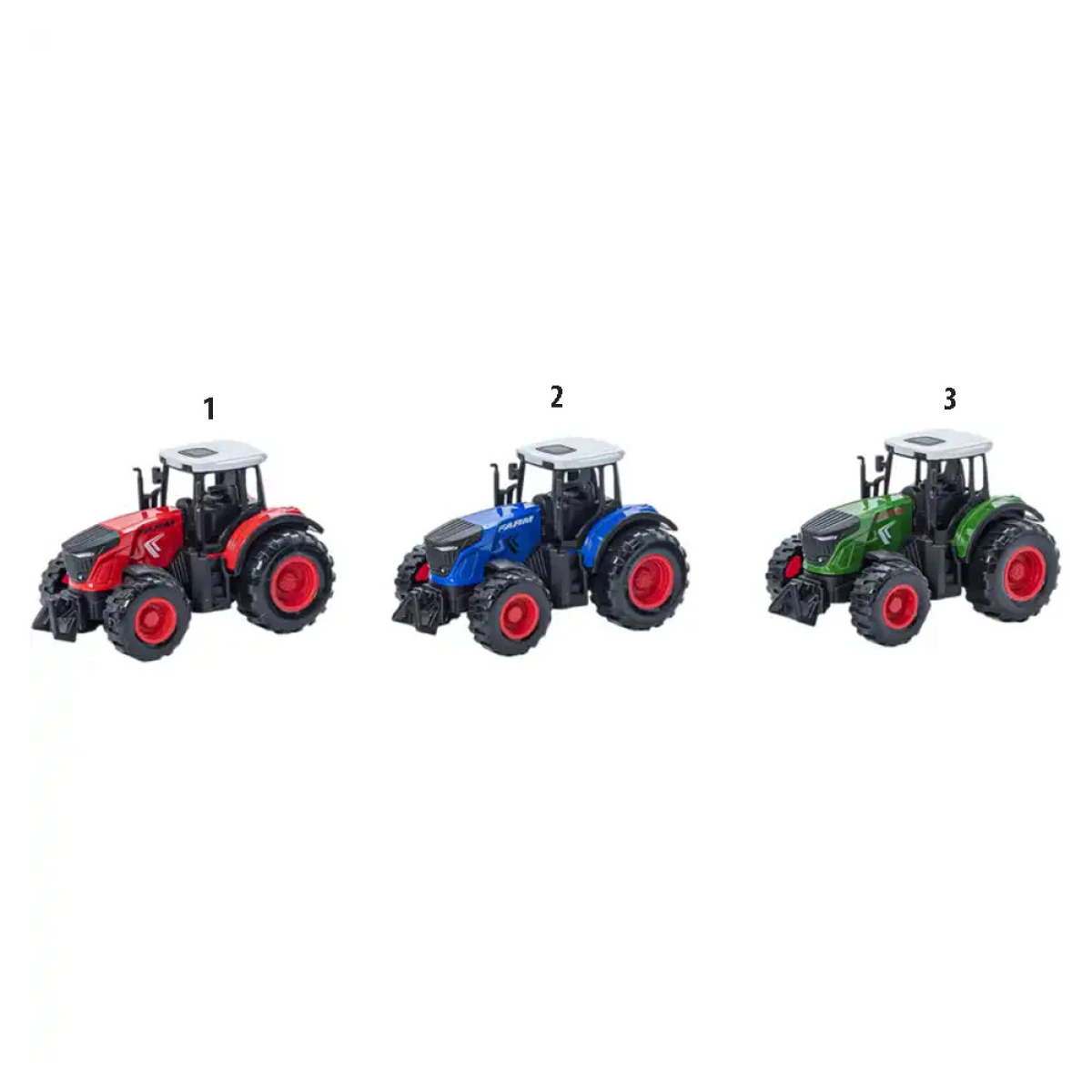 GOUNARIDIS TOYS ΤΡΑΚΤΕΡ ΦΑΡΜΑΣ PULL BACK 12.30EK. 3ΧΡΩΜΑΤΑ 79670-60
