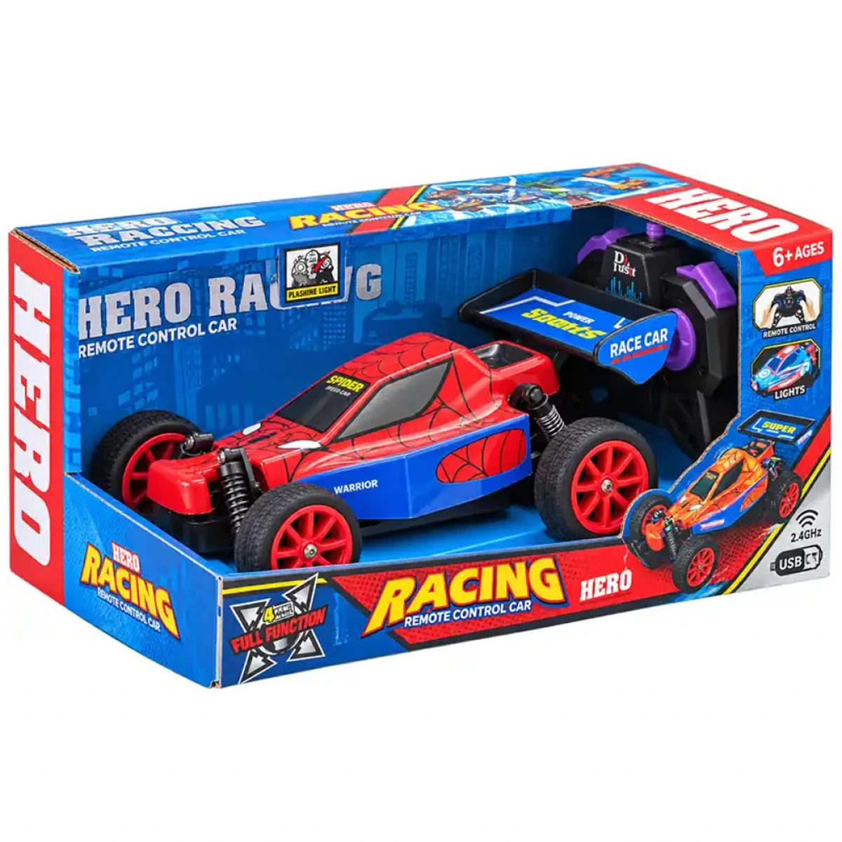 GOUNARIDIS TOYS ΤΗΛΕΚΑΤΕΥΘΥΝΟΜΕΝΟ RACER SPINDER 93245 (27EK.)