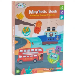 GOUNARIDIS TOYS ΜΑΓΝΗΤΙΚΟ ΒΙΒΛΙΟ ΜΕ ΜΕΣΑ ΜΕΤΑΦΟΡΑΣ 12 ΚΑΡΤΕΣ ΚΑΙ 66 ΜΑΓΝΗΤΑΚΙΑ 630003