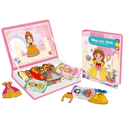 GOUNARIDIS TOYS ΜΑΓΝΗΤΙΚΟ ΒΙΒΛΙΟ ΜΕ ΠΡΙΓΚΙΠΙΣΣΕΣ 12 ΚΑΡΤΕΣ ΚΑΙ 84 ΜΑΓΝΗΤΑΚΙΑ 63013