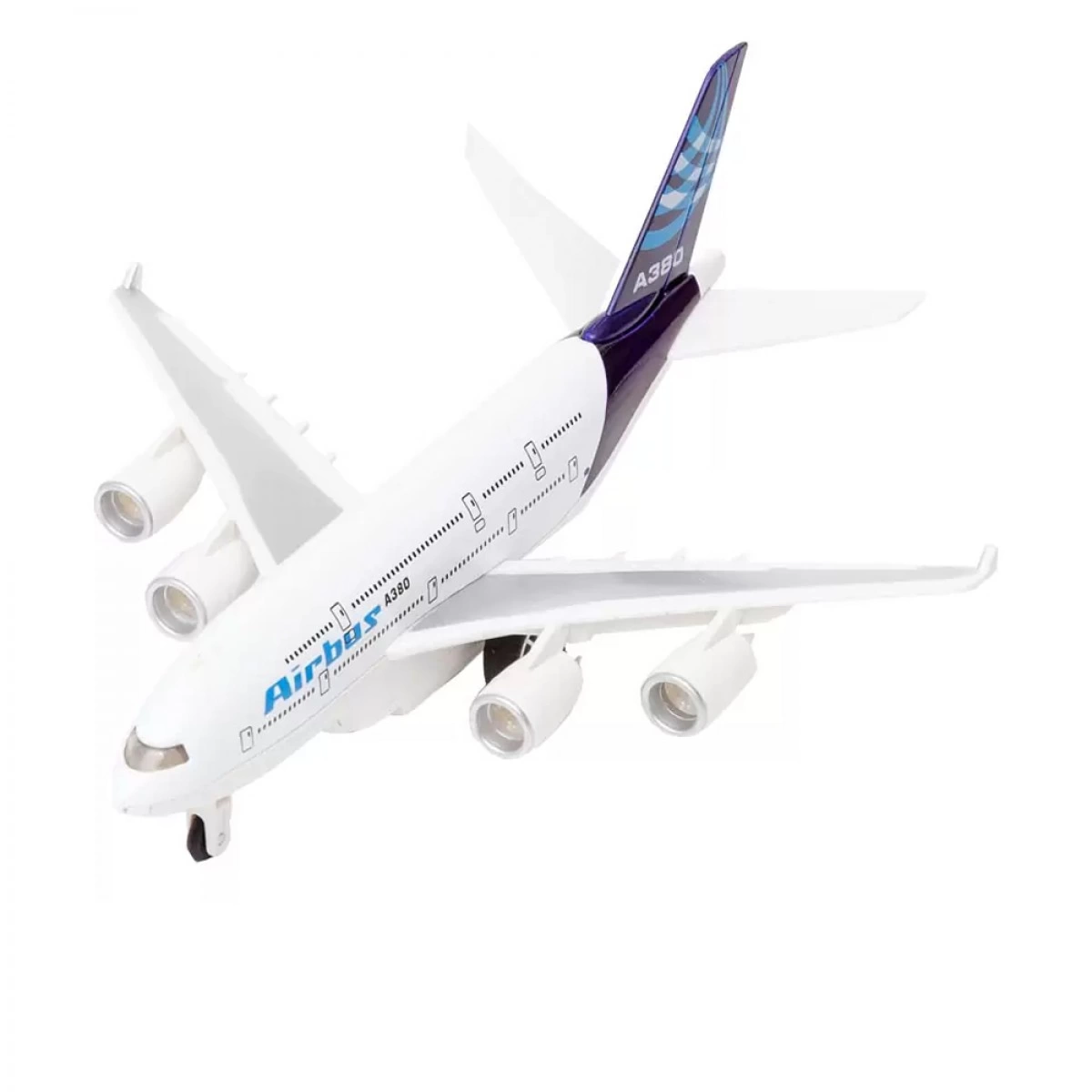 GOUNARIDIS TOYS ΑΕΡΟΠΛΑΝΟ ΜΕΤΑΛΛΙΚΟ Β/Ο ΦΩΤΑ - ΗΧΟΙ (23 ΕΚΑΤΟΣΤΑ) 746876-Α380