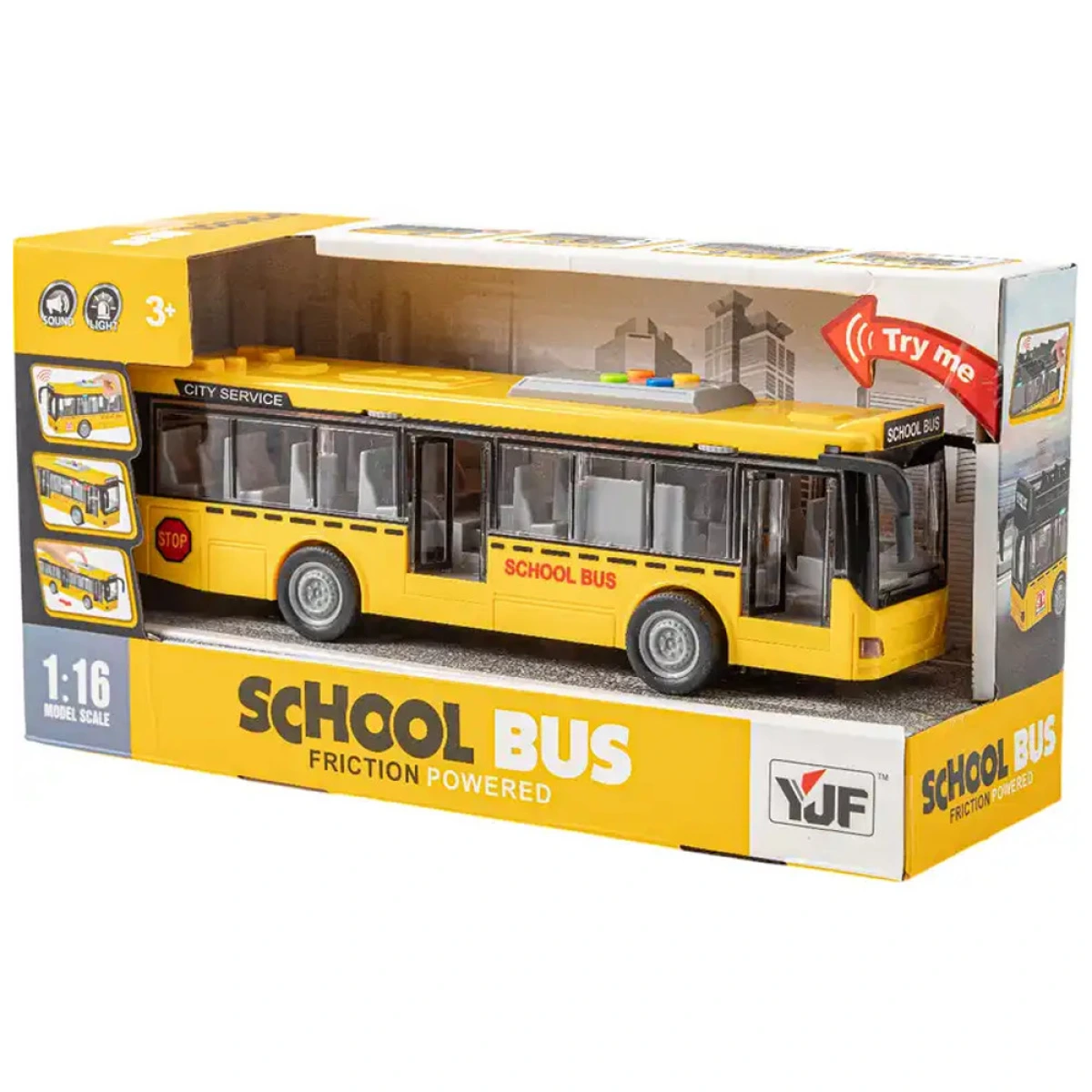 GOUNARIDIS TOYS ΣΧΟΛΙΚΟ ΛΕΩΦΟΡΕΙΟ ΜΕ ΤΡΙΒΗ ΦΩΤΑ & ΗΧΟ Α1119