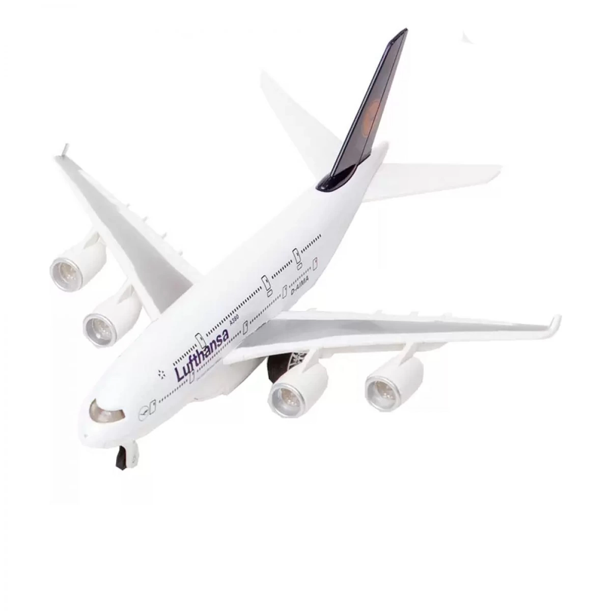 GOUNARIDIS TOYS ΑΕΡΟΠΛΑΝΟ ΜΕΤΑΛΛΙΚΟ Β/Ο ΦΩΤΑ - ΗΧΟΙ (23 ΕΚΑΤΟΣΤΑ) 746876-Α380