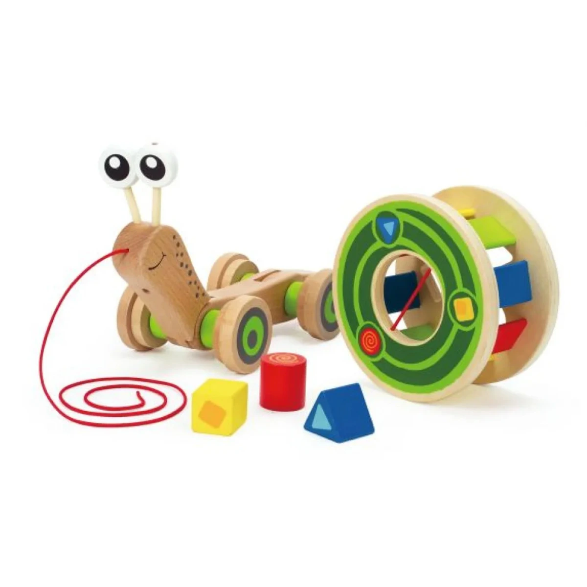 HAPE PUSH & PULL ΞΥΛΙΝΟ ΣΥΡΟΜΕΝΟ ΣΑΛΙΓΚΑΡΙ Ε0349