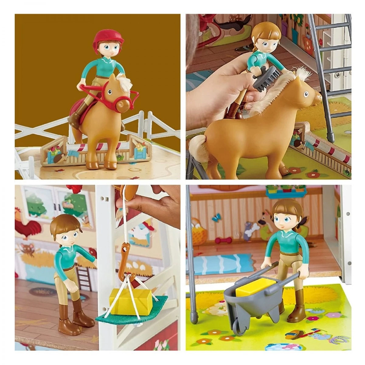 HAPE HAPPY FAMILY ΞΥΛΙΝΟΣ ΣΤΑΒΛΟΣ ΠΟΝΥ Ε3409