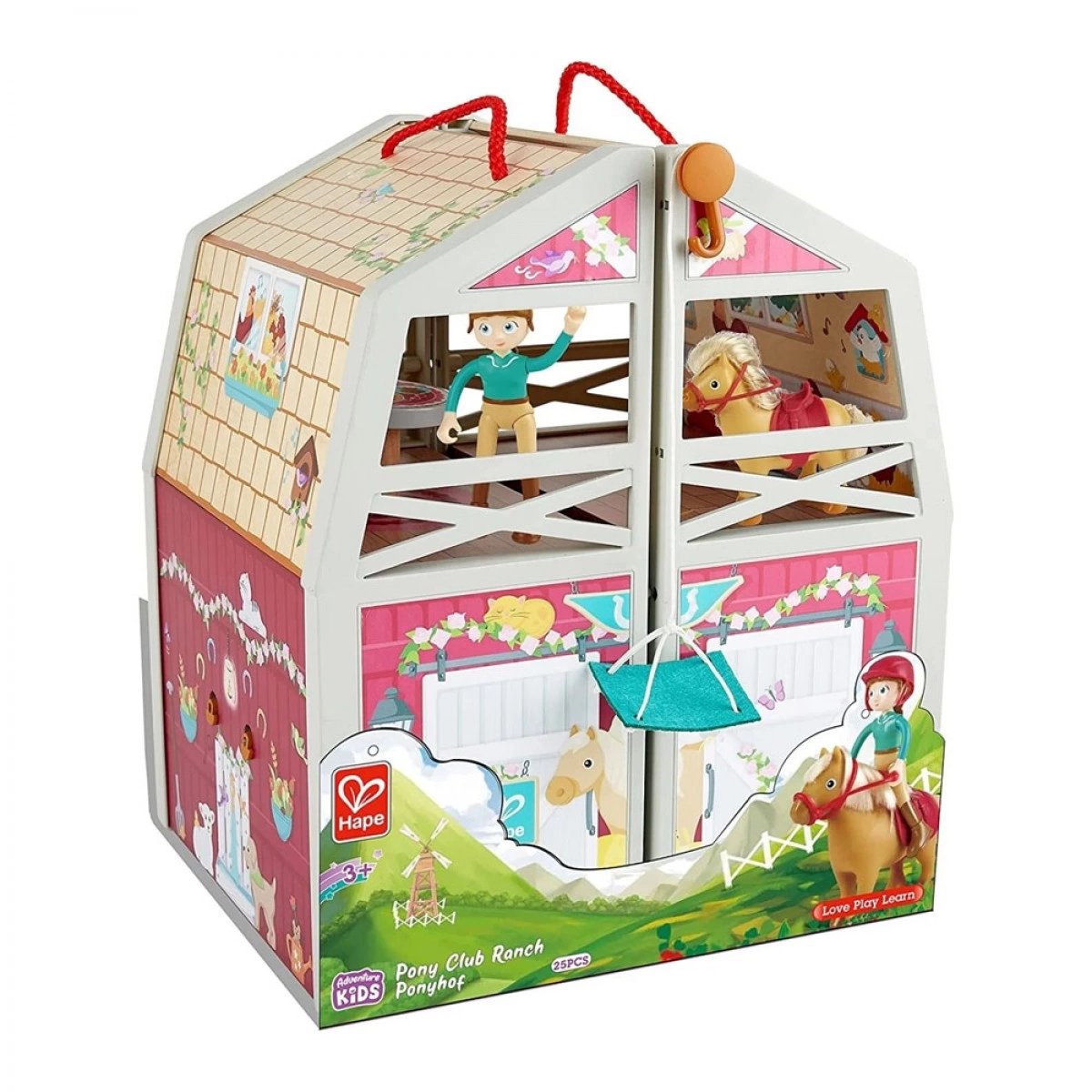 HAPE HAPPY FAMILY ΞΥΛΙΝΟΣ ΣΤΑΒΛΟΣ ΠΟΝΥ Ε3409