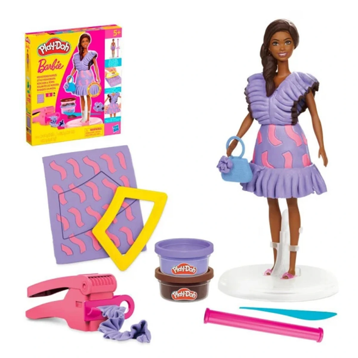 HASBRO PLAY-DOH BARBIE DESIGNER DOLLS FASHIONISTA RUFFLES G1354/G1359