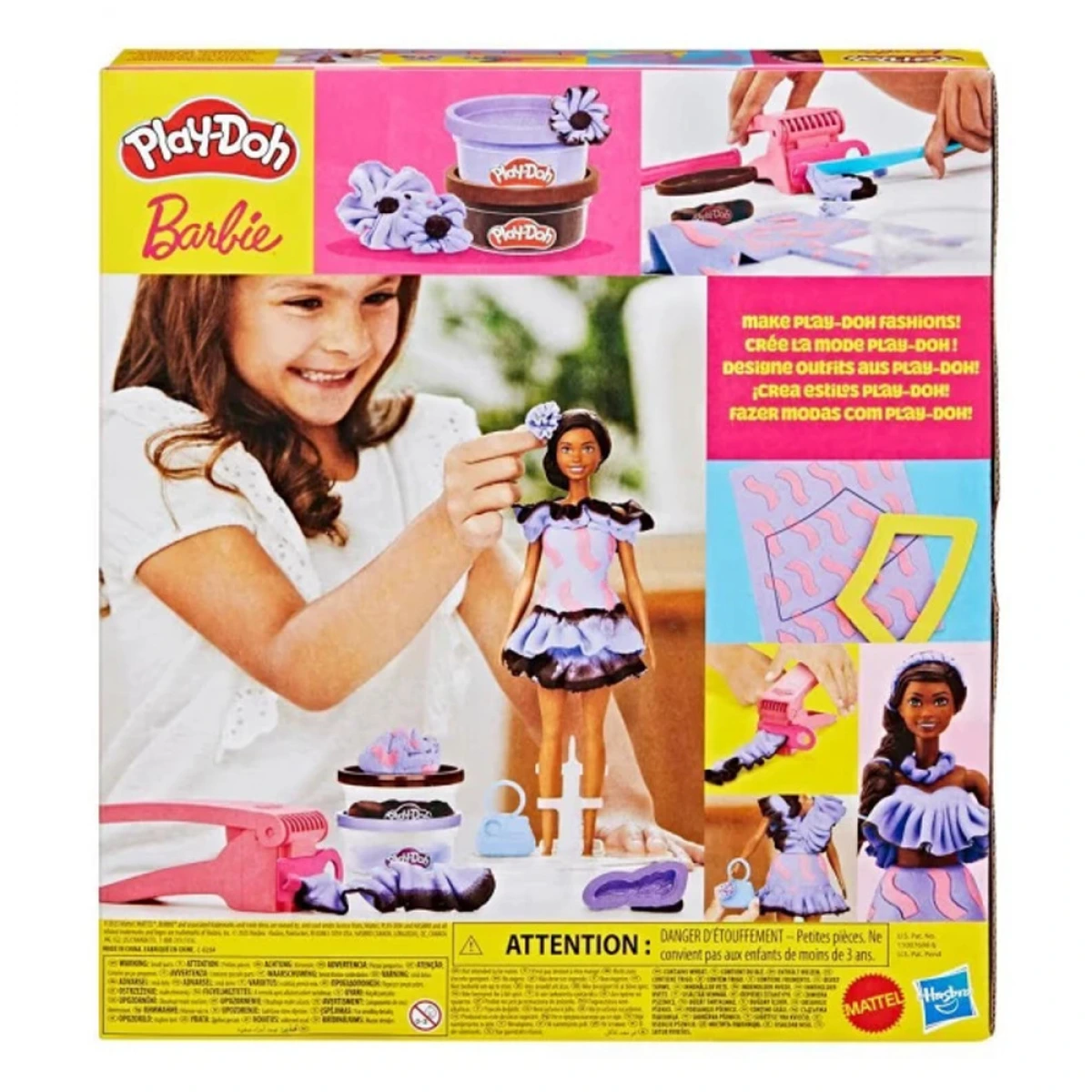 HASBRO PLAY-DOH BARBIE DESIGNER DOLLS FASHIONISTA RUFFLES G1354/G1359