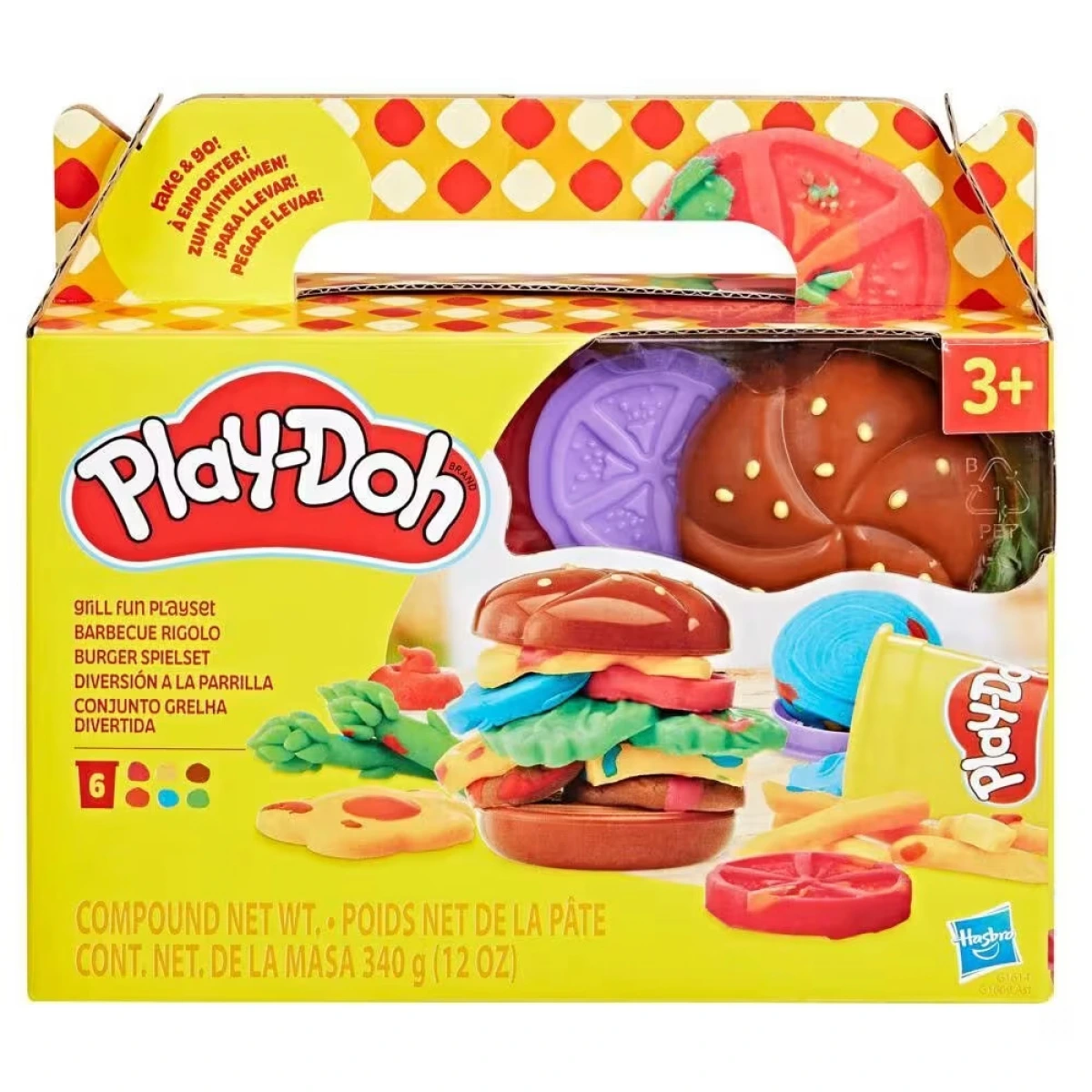 HASBRO FOOD SHAPES GRILL FUN PLAYSET G1609