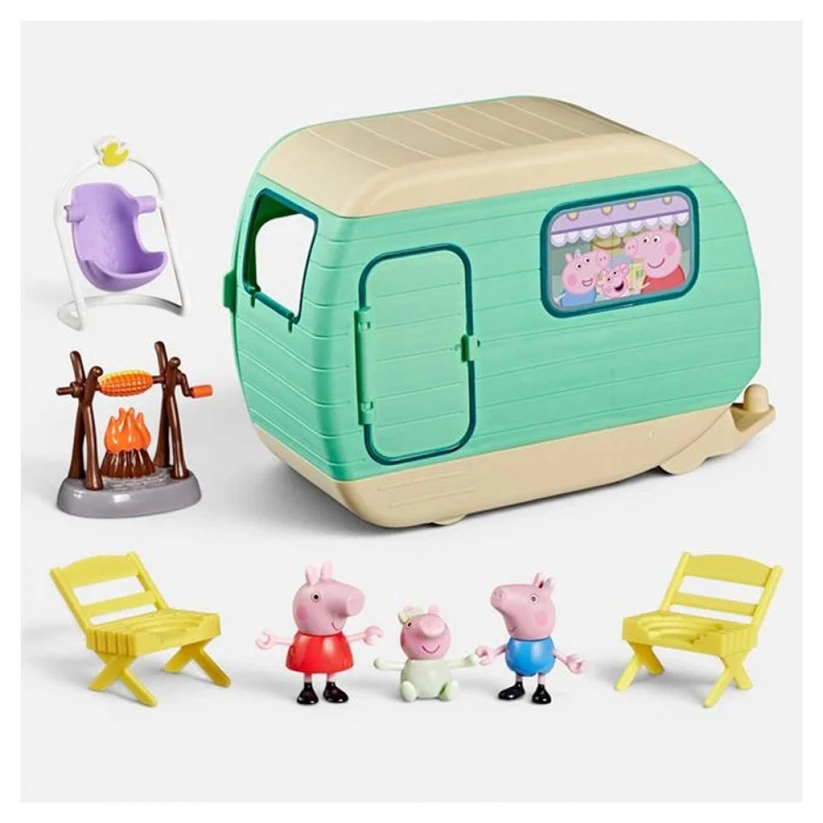 HASBRO PEPPA PIG THREE LITTLE  PIGGIES CARAVAN G2201