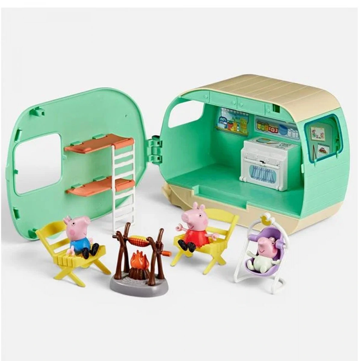 HASBRO PEPPA PIG THREE LITTLE  PIGGIES CARAVAN G2201