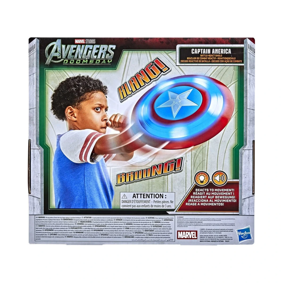 HASBRO MARVEL AVENGERS DOOMSDAY CAPTAIN AMERICA BATTLE REACT SHIELD G2648