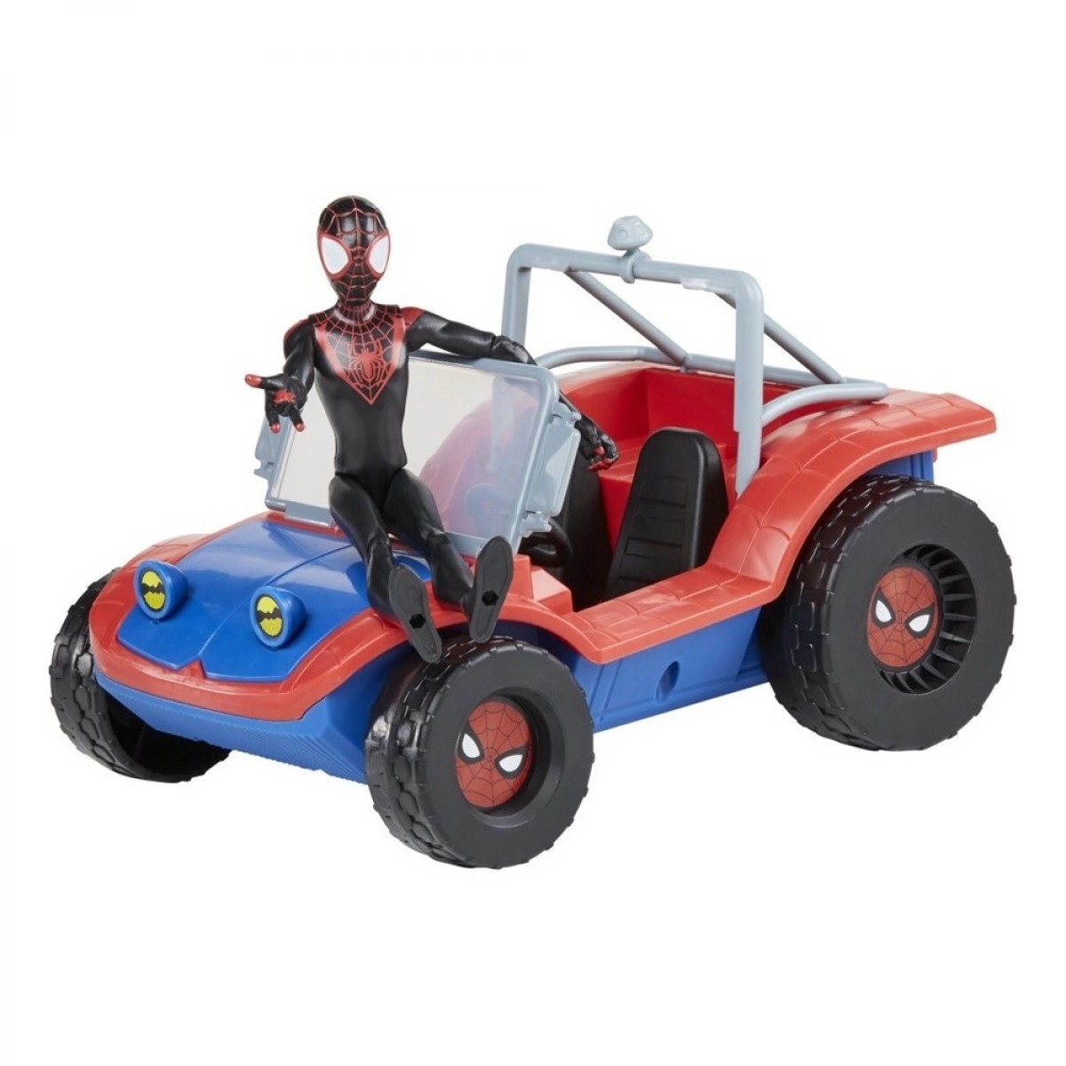 HASBRO SPIDER-MAN VERSE VEHICLE AND 6 IN FIGURE F5620