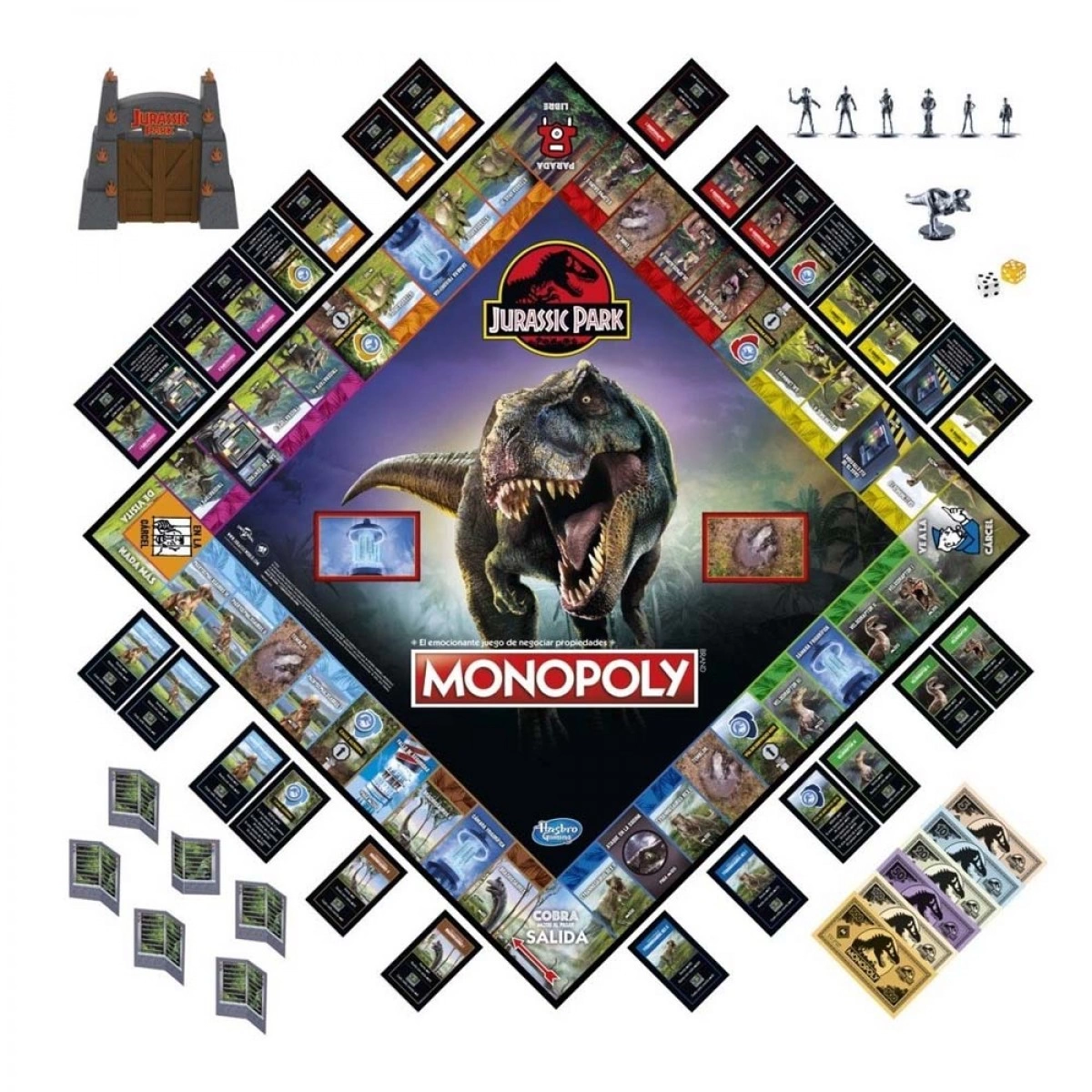 HASBRO MONOPOLY JURASSIC PARK F1662
