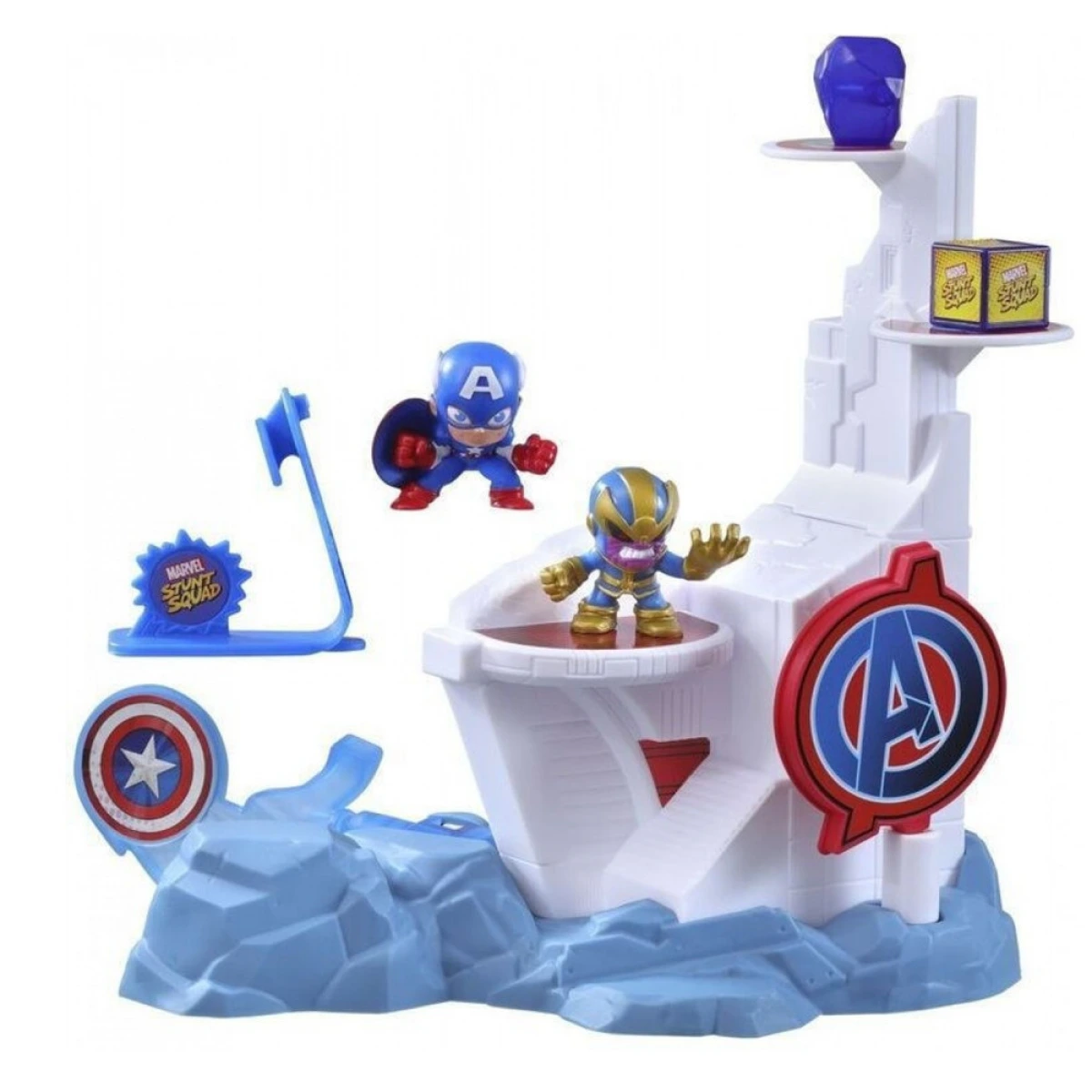 HASBRO MARVEL STUNT SQUAD CAPTAIN AMERICA VS THANOS F6894/F7059