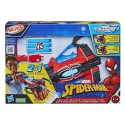 HASBRO SPIDER-MAN 2 IN1 WATER WEBS BLASTER STRIKE 'N SPLASH BLASTER F7852