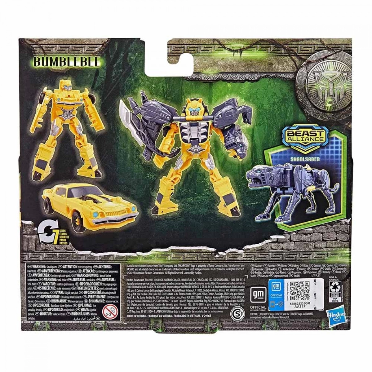 HASBRO TRANSFORMERS RISE OF THE BEAST BUMBLEBEE/SNARLSABER F3898/F4617