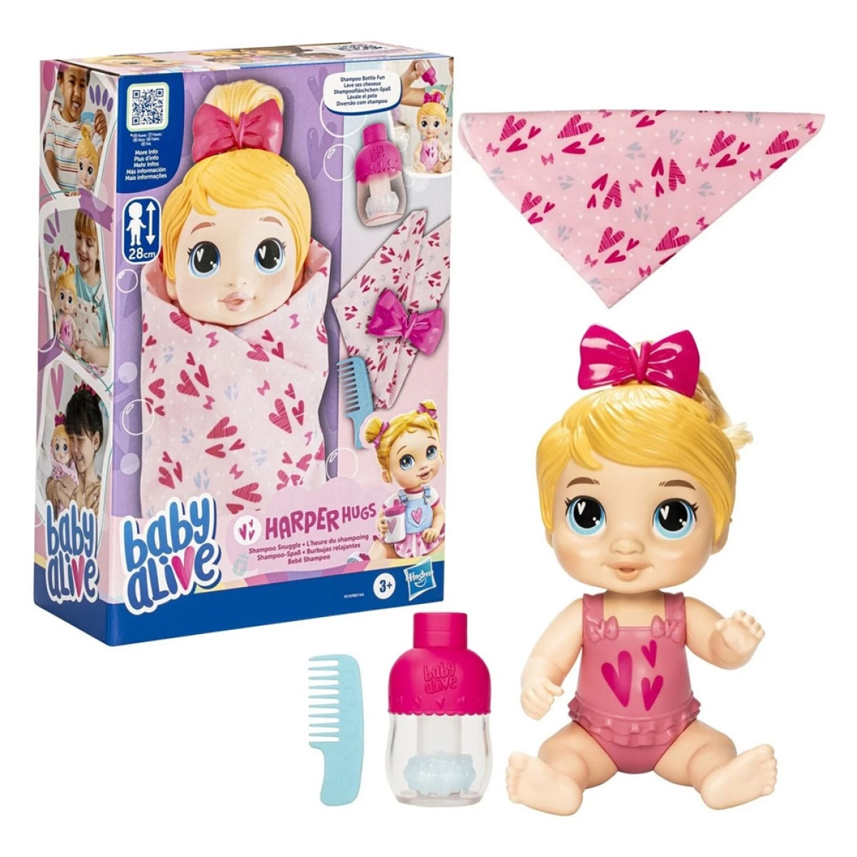 HASBRO BABY ALIVE SHAMPOO SNUGGLE F9119