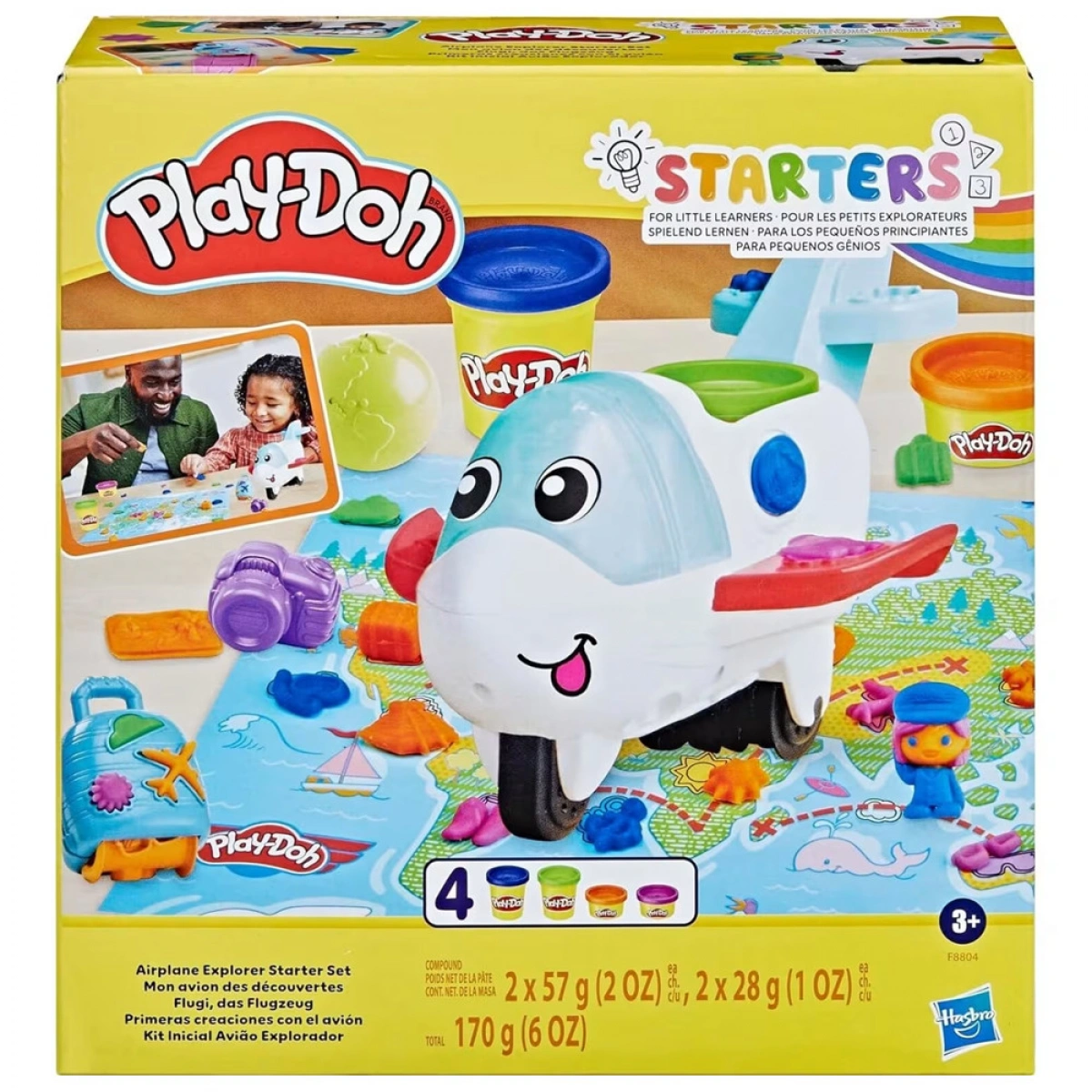 HASBRO PLAY-DOH AIRPLANE EXPLORER STARTER PLAYSET F8804